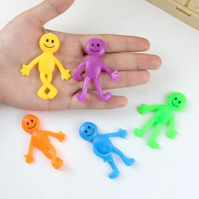 Hot Selling TPR Soft Rubber Smiling Face Fidget Squeeze Stress Toys Anti-stress Decompression Toys