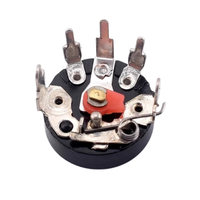 Potentiomètre de volume BONENS RV12 à pied plat, interrupteur à pédale à pied flexible, composition carbone 5K, 10000 cycles, pour amplificateur radio