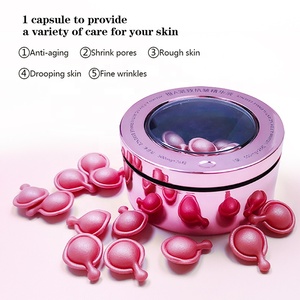 Sérum en Capsules Anti-Âge au Collagène, Vitamine et Centella, Acide Hyaluronique, Hydratant et Raffermissant, Soin de la Peau 50mL - Marque Blanche - Vente en Gros - Product Image 4