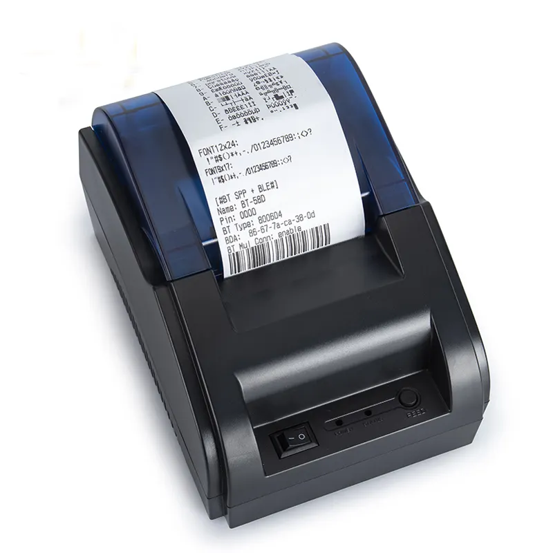 2024 Factory price 58mm mini desktop receipt printer thermal bluetooth printer PYN-58D