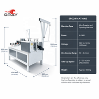 Machine à aplatir les fils de fer et d'acier à grande vitesse avec variateur de fréquence 3KW, enrouleur automatique et laminoir à fil plat