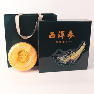 Caja de Regalo de Ginseng Americano, Empaque de Alta Gama, Material Compuesto Rectangular, Artesanía Hecha a Mano - Product Image 4
