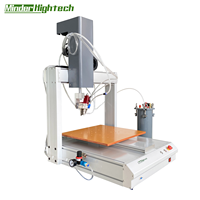 Robot de distribution automatique à double tête pour colle thermofusible, pulvérisateur de colle CNC, machine de pulvérisation automatique