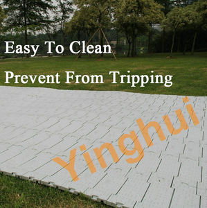 Protection en plastique extérieure T-02 de gazon d'événement de concert parquetant l'installation facile plancher modulaire de chapiteau de mariage - Product Image 4