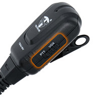 Câble spiralé TechSide TSAU-MV 2 broches pour micro-casque Midland compatible VOX G7 Pro/G8/G9 Fabriqué en Chine