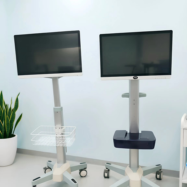 MEDEN Mobile Tablet & Laptop Nurse Hospital Cart 25 lb Load Capacity 45x41x100cm Hospital Furniture