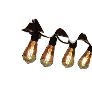 IP65 impermeable al aire libre festón Cadena 100m de luz jardín fiesta Patio iluminación decorativa blanco cálido Navidad Edison globo E27 - Product Image 2
