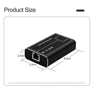 Extenseur PoE intérieur 3 ports 10/100/1000 Mbps, répéteur 2 ports 48 V 30 W pour IEEE802.3af/at pour commutateurs réseau et caméras PoE - Product Image 1