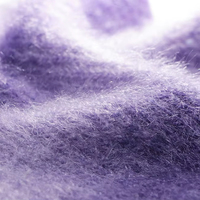 Vente en gros de fil dégradé en poils de chat de 4cm, laine à tricoter fantaisie chaude et douce pour la peau, non collante et scintillante pour la couture