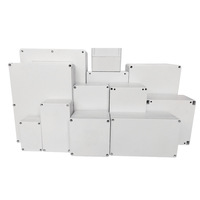 83*58*33mm IP65 Caja impermeable de plástico blanco con orejas carcasa impermeable montaje en pared ABS caja de alimentación PCB placa de circuito Shell