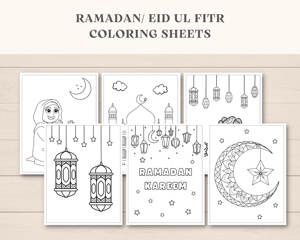 Custom Printing Eid <strong>Ramadan</strong> <strong>Activity</strong> Coloring <strong>Books</strong> for Kids - Product Image 3