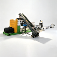 Granulateur de recyclage plastique PP PE ABS, pelleteuse monophasée pour la production de granulés