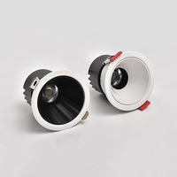 Foco LED Empotrable Antideslumbrante, Proyector de Pared Regulable de Alto CRI, Downlight de Techo para Iluminación Principal de Sala de Estar