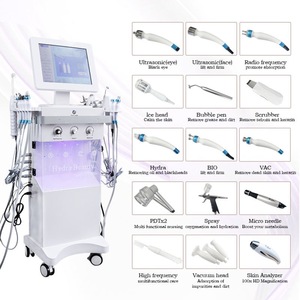 เครื่องไฮโดรเฟเชียล OEM 15 in 1 อุปกรณ์เสริมความงาม เครื่องดูแลผิวหน้า เครื่องทำความสะอาดผิวหน้า ทำความสะอาดล้ำลึก กำจัดสิวเสี้ยน - Product Image 1