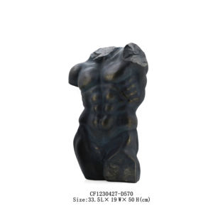 Statua Nuda in Resina all'Ingrosso, Arte del Corpo Umano Greco Naturale, Colore Bianco o Bronzo per Decorazioni da Tavolo - Product Image 4