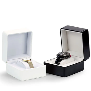 black cardboard paper flip watch gift box packaging smart watch box gift packaging custom logo watch gift boxes