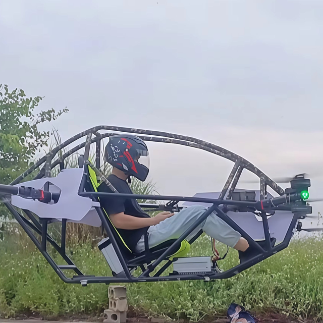Electric Vertical Take-Off Landing Manned/Unmanned Aerial Vehicle with 100KG Load Capacity 25-Minute Battery Life 50km/h Speed