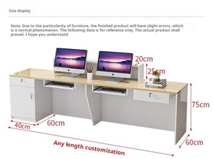 Tòa nhà văn phòng của công ty bar có nội thất văn phòng đơn giản và bàn tiếp tân có thể tùy chỉnh - Product Image 6