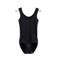 Vêtement sculptant une pièce sans couture pour femme, effet ventre plat et lifting des fesses, en Spandex/Nylon, ajusté et amincissant, avec tissu en Nylon
