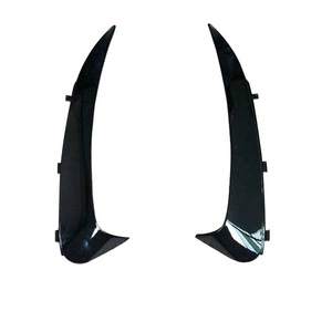 Mercedes-Benz C-Class W205 Rear Bumper Canard ABS Plastic Modification Parts 2015-2019 - Product Image 2