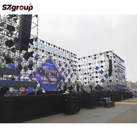 TUV Certified Fast Assembly Modular DJ Escenario de aluminio Spigot Trusses Circle Roof Truss para Show Exhibitions Aleación de aluminio