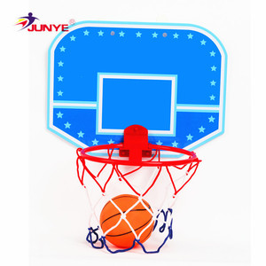 Panier de basket mural JUNYE avec panneau en plastique, bord rouge, pliable, pour usage intérieur et extérieur - Product Image 2
