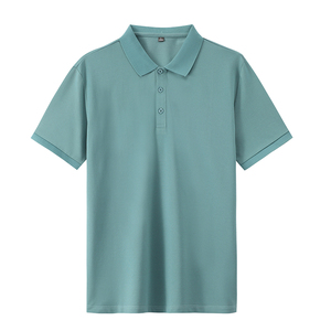 Vente en gros de jersey tendance pour hommes et femmes, 190g, coton mercerisé pour chemise polo à manches courtes, couleur unie, respirant, 100% coton - Product Image 5