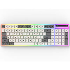 Teclado Mecánico RGB Luminoso para Oficina y Hogar, con Combinación de Colores, Sensación Mecánica, para el Hogar - Product Image 1