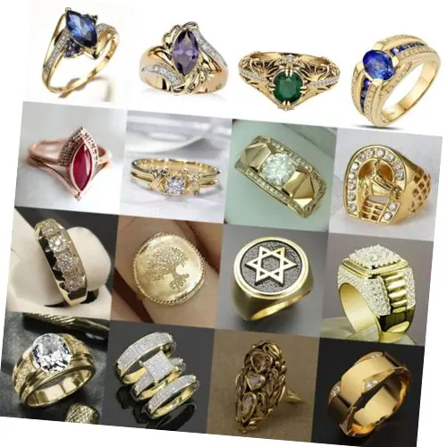 Rings Custom Vintage Oval Engagement Rings CZ Gemstone Moissanite Engagement Rings Emerald Engagement Rings