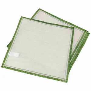 Manufacturer Customized Export Thickened Fine Dishwashing Cloth, Green Edge Kitchen Auto Glass Cleaning Cloths