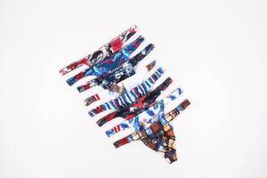 Homo Europese Amerikaanse Buitenlandse Handel Mannen <span class=keywords><strong>Sexy</strong></span> Lage Taille Ondergoed Cartoon Gedrukt U Convexe Vochtabsorptie Slips Boxers - Product Image 5