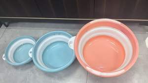 Conjunto De Balde Dobrável De Silicone Molde Usado - Product Image 3