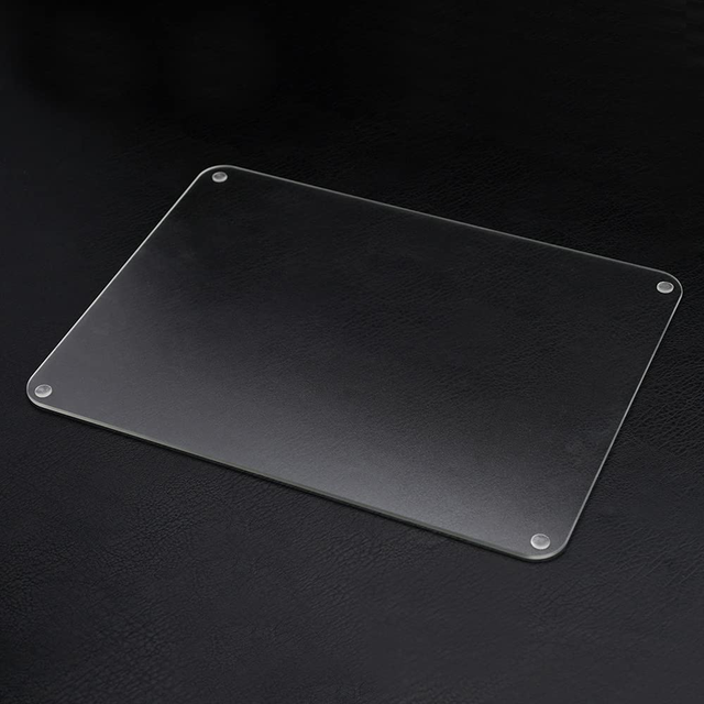 Custom Mousepad Hard Waterproof High Precision and Speed Clear Professional Smooth Mouse Pad Gaming PC Glass-Coated Mousepad