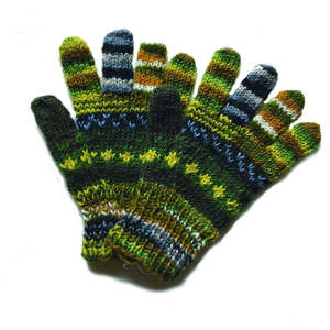 <span class=keywords><strong>Gants</strong></span> en laine tricotés à la main pour femmes adultes, design nordique multicolore, doux et confortables pour l'hiver, en fil d'<span class=keywords><strong>Islande</strong></span>, personnalisables - Product Image 2