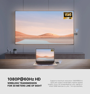 FJGEAR xách tay không dây HDMI máy phát và máy thu HDMI Extender 98ft/30m 1080P Kit cắm thiết kế nhỏ gọn - Product Image 5