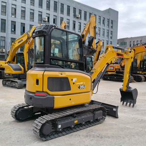 รถขุดขนาดเล็ก 35U ใหม่เอี่ยม 3 ตัน 3.5 ตัน แบบตีนตะขาบ ผลิตในจีน ยี่ห้อชั้นนำ ขาย - Product Image 1