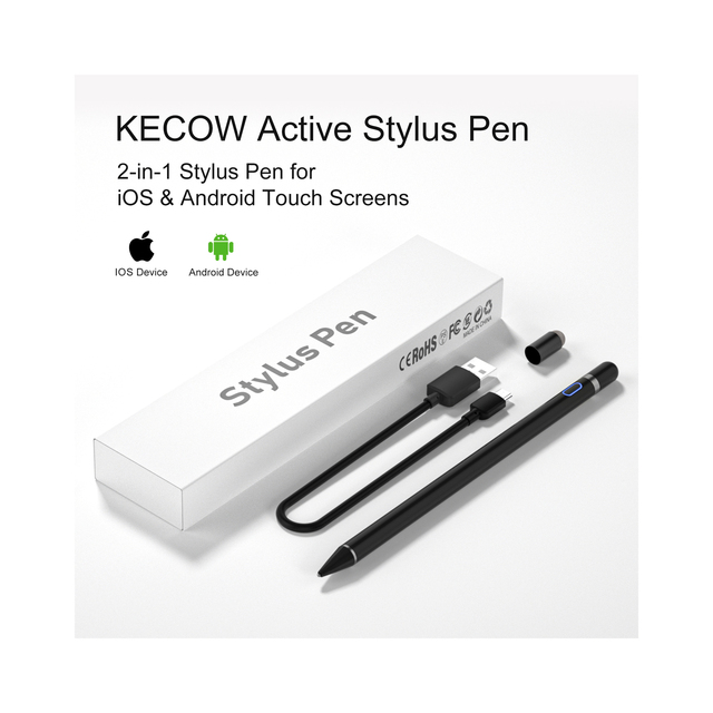 Active Capacitive Plastic Pen for Apple Pencil Android Phones iPad Touch Screen Tablet Stylus BT Painting Stylus
