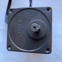 Moteur réducteur à engrenages haute précision LINIX YN80 115/220V Monophasé 25W Moteur à courant continu à aimant permanent 12V