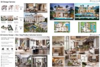 George Group - Services de Rendu 3D Professionnel, Plans de Maisons Entières, Solutions de Design d'Intérieur pour Villa, Appartement, Hôtel