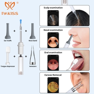 Kit de Limpieza de Oídos 3 en 1 PAKISS - Endoscopio Inalámbrico para Eliminar Cera de Oídos, Examen Bucal y del Cuero Cabelludo - Venta al por Mayor - Product Image 2