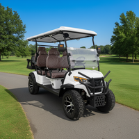 Voiturette de golf tout-terrain ZHOHO 6 places équipée de pneus tout-terrain de 14 pouces