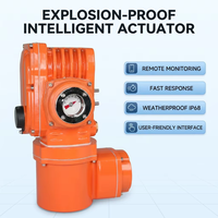 Actionneur électrique intelligent antidéflagrant à haute efficacité avec surveillance à distance, AC380V, pour vanne à boisseau sphérique