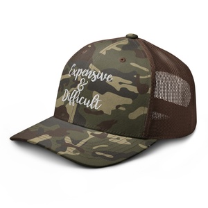 Sombrero de camionero de camuflaje ODM al por mayor, gorra con logotipo bordado personalizado, parte trasera de malla de alta calidad, sombrero deportivo estructurado de 6 paneles, cierre ajustable - Product Image 3