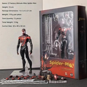 Figurines d'action en PVC CT Factory Symbiote <span class=keywords><strong>Spider</strong></span>-Man SHF Gwen Ultimate Miles <span class=keywords><strong>Morales</strong></span> et <span class=keywords><strong>Spider</strong></span>-Man 2099 - Product Image 2