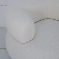 Chaise de salon de luxe en tissu polaire, mobilier décontracté, Design, nouveau,