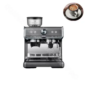 آلة صنع قهوة الإسبرسو بالمنزل تعمل بالكهرباء آلة صنع قهوة مع مطحنة