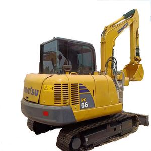 Mini-pelleuse sur chenilles hydraulique Komatsu PC60 d'occasion, 6 tonnes, avec moteur et pompe, composants essentiels, à vendre (Origine Japon) - Product Image 1