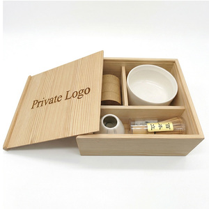 Vente en gros d'usine OEM / ODM : Coffret de thé <span class=keywords><strong>Matcha</strong></span> en bois, essentiel <span class=keywords><strong>pour</strong></span> la cérémonie du thé japonaise, comprenant Chawan et Chasen, <span class=keywords><strong>Kit</strong></span> <span class=keywords><strong>Matcha</strong></span> - Product Image 1