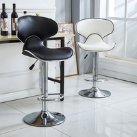 Chaise de bar réglable pivotante moderne et simple pour la maison, tabouret de bar pour caisse enregistreuse ou comptoir, chaise haute tendance