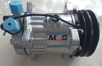 Fábrica de compresores de CA para coche SANDEN SD709 fábrica de compresores de aire acondicionado para SAAB 4070801 4319810 51-0356 510356 Sd 709